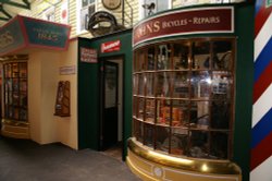 Victorian shops at Yesterdays World.