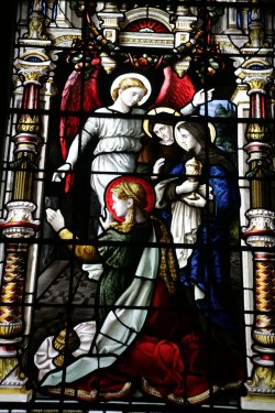 Stained glass window