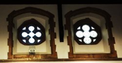 Two of the Church Upper Windows Wallpaper