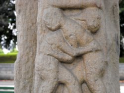 Detail from the Kells High Cross outside the Heritage Centre