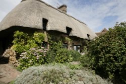 Village cottage Wallpaper