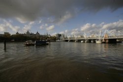 Thames and the skyline Wallpaper