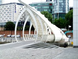 Whale bridge Liverpool Dock road Wallpaper