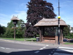 Bus shelter Westcott Wallpaper