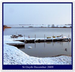 St Osyth in the snow 2009 Wallpaper