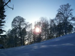 Bishops Park, Bishop Auckland, Durham 6th Jan 2010 Wallpaper