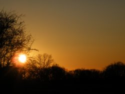 Sunset, Haste Hill Wallpaper