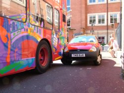 Bus station Wallpaper