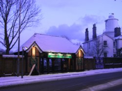 Lighthouse and Sparrows Nest Entrance Wallpaper