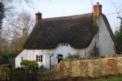 Thatched Cottage Wallpaper