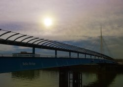 Footbridge over the River Clyde