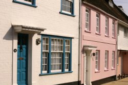 Pink and blue. Wallpaper