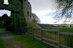 Path into the entrance