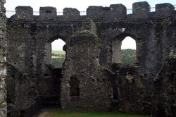 Inside the walls. Wallpaper