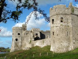 Carew Castle, Pembrokeshire Wallpaper