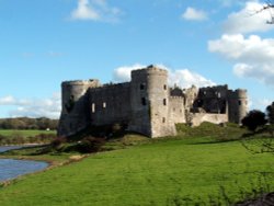 Carew Castle, Pembrokeshire Wallpaper