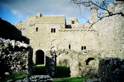 Weobley Castle, the Gower Wallpaper