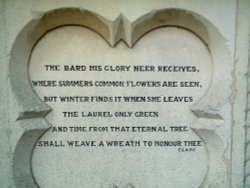 John Clare Memorial plaque Wallpaper