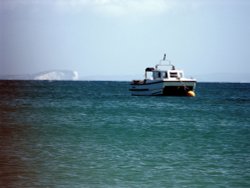 A view from Swanage beach Wallpaper