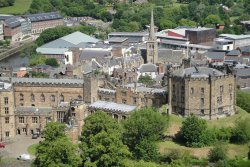 Durham Castle seen from the Cathedral Tower Wallpaper