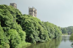 Durham Cathedral after a shower