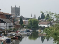 River Severn at Tewkesbury Wallpaper