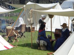 The Middle Ages coming to life at Rievaulx Abbey