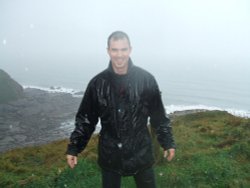 Myself looking very wet