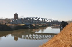Old Quay Bridge on Manchester Ship Canal near Runcorn