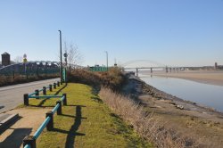 Old Quay Bridge and Jubilee Bridge, Runcorn Wallpaper