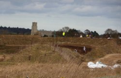 Scrambling at Blythburgh Wallpaper