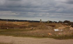Scrambling at Blythburgh Wallpaper