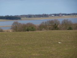 Looking over the Blythe River Wallpaper