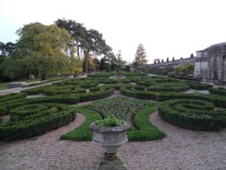 The parterre at Oldway Mansion. Wallpaper
