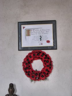 War Memorial in the Church