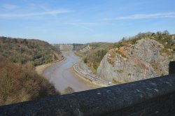 Rivon Avon - looking from Clifton Suspension Bridge Wallpaper