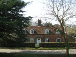 House opposite the Church Wallpaper