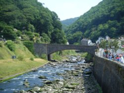 East Lyn River in Lynmouth Wallpaper