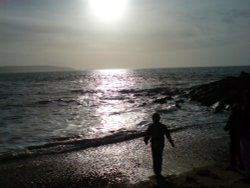 On the beach Wallpaper