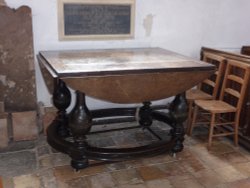 Old Table in the Church Wallpaper