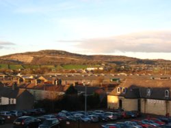 View of Carnforth from the bookstore window