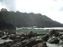 Sunrays at Ilfracombe Wallpaper