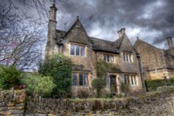 Riverside Cottage Wallpaper