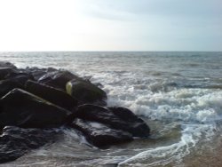 Keyhaven rocks Wallpaper