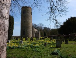 The Church Round Tower Wallpaper