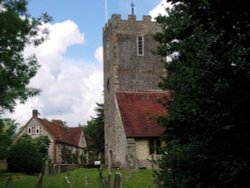 Buriton Church Wallpaper