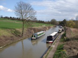 The Grand Union Canal at Braunston Wallpaper