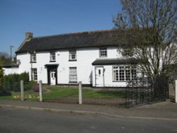 Cottages in the street Wallpaper