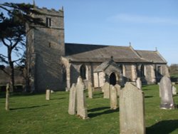 Holy Trinity Church, Coverham, North Yorkshire. Wallpaper