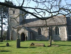 Holy Trinity Church, Coverham, North Yorkshire. Wallpaper